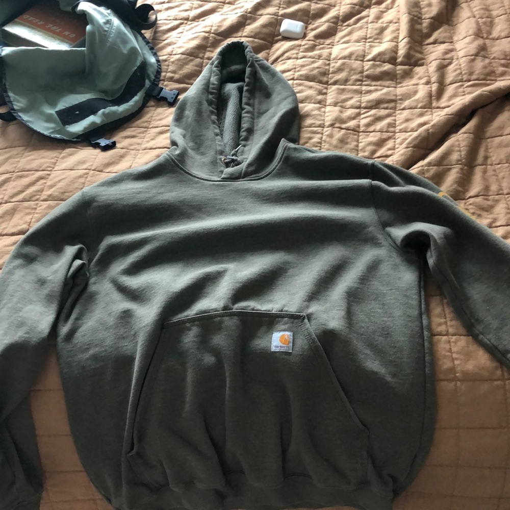 Mens Classic Dark Green Carhartt Hoodie